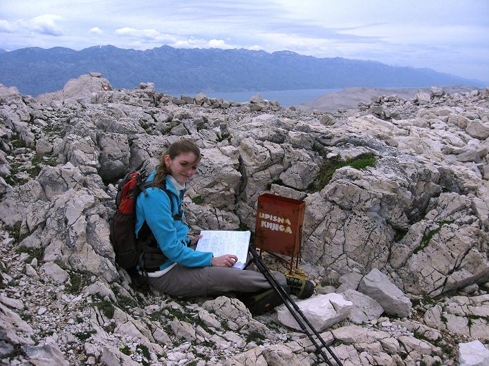 Foto: Andreas Koller / Wandertour / Sv Vid - höchste Erhebung der Insel Pag (349 m) / Das Gipfelbuch / 10.04.2010 22:43:36