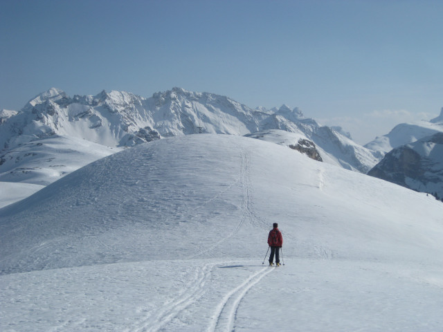Foto: Wolfgang Lauschensky / Skitour / Monte Sella di Sennes oder Muntejela de Senes (2787m) / mildes Wandergebiet Sennesalm / 13.04.2010 18:13:17