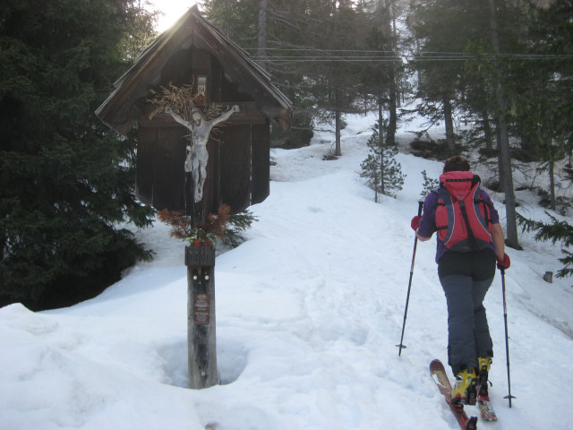 Foto: Wolfgang Lauschensky / Skitour / Monte Sella di Sennes oder Muntejela de Senes (2787m) / Pforte ins Sennesgebiet / 13.04.2010 18:18:28