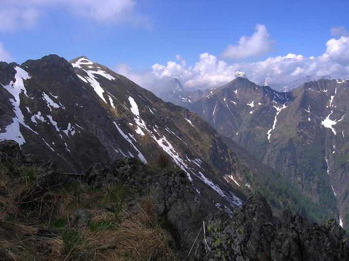 Foto: Andreas Koller / Klettersteigtour / Dohlen-Klettersteig auf den Hohen Trieb (2199 m) / Blick nach W / 10.06.2010 22:55:35