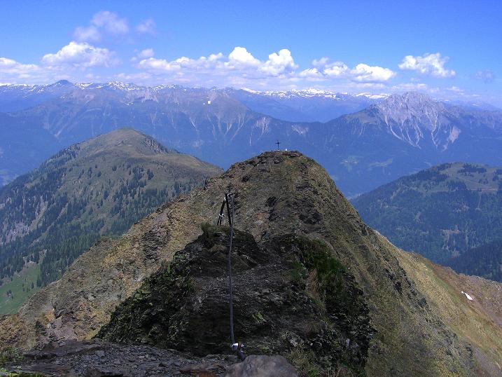 Foto: Andreas Koller / Klettersteigtour / Dohlen-Klettersteig auf den Hohen Trieb (2199 m) / Nach dem Spreizschritt / 10.06.2010 22:53:53