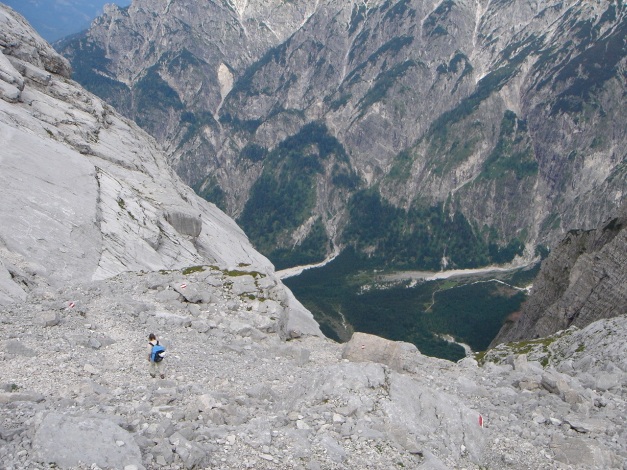Foto: Manfred Karl / Klettertour / Zwölferkogel Südostwand, Ulli, da Tanzbodn is insa / Steiles Schuttkar / 24.10.2020 19:30:56