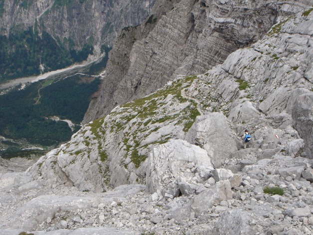 Foto: Manfred Karl / Klettertour / Zwölferkogel Südostwand, Ulli, da Tanzbodn is insa / Der Abstieg wird noch ordentlich lang / 24.10.2020 19:30:23