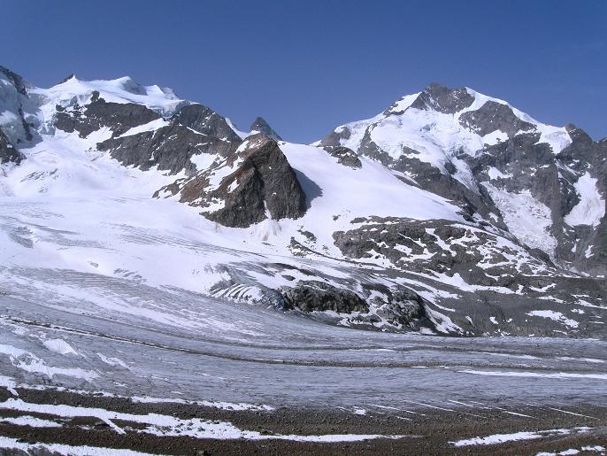 Foto: Andreas Koller / Wandertour / Piz Bernina (4049m) / Fortezzagrat und Piz Bernina / 14.07.2010 17:14:53