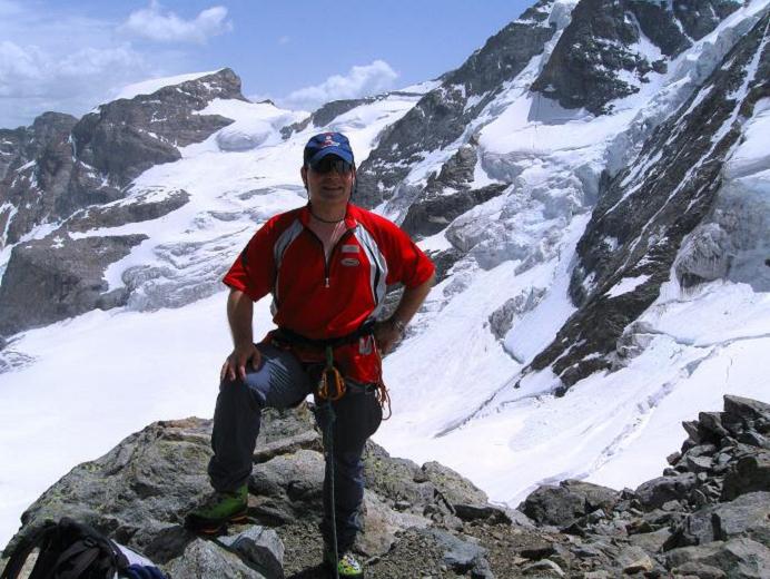 Foto: Andreas Koller / Wandertour / Piz Bernina (4049m) / Am Fortezzagrat / 14.07.2010 17:12:30