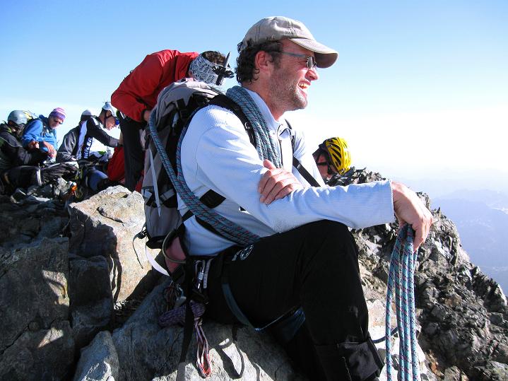 Foto: Andreas Koller / Wandertour / Piz Bernina (4049m) / Am höchsten Spitz der Ostalpen, am Piz Bernina, einziger 4000er der Ostalpen / 14.07.2010 17:05:41