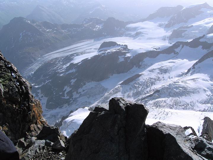 Foto: Andreas Koller / Wandertour / Piz Bernina (4049m) / Blick zur Diavolezza / 14.07.2010 17:04:02