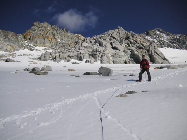 Foto: Wolfgang Lauschensky / Wandertour / Berlinerspitze oder III.Hornspitze 3254m / Westflanke der Berlinerspitze / 24.07.2010 15:26:36