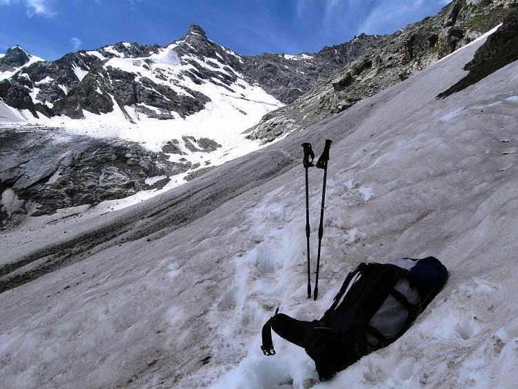 Foto: Andreas Koller / Wandertour / Vom Ullutau AC auf den Koiavganaush (3572m) / Am Koiavgan Gletscher / 28.07.2010 19:17:58