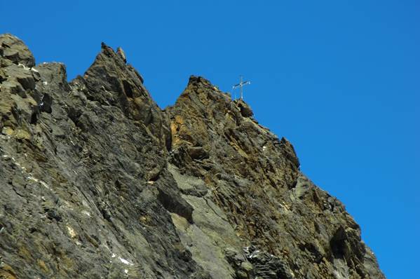 Foto: Thomas Paschinger / Wandertour / Hochwilde über den Hans-Grützmacher-Steig / der Hochwilde Nordgipfel (3458m) ist schon in Sicht / 01.08.2010 14:52:06