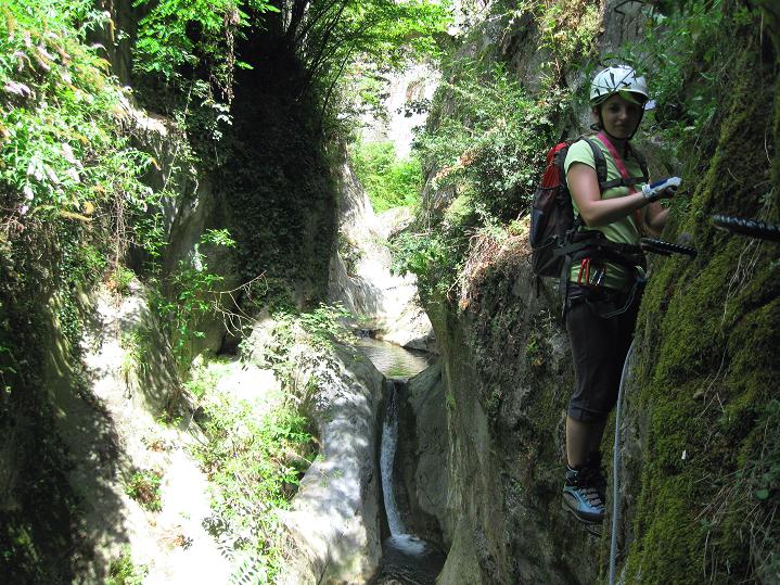 Foto: Andreas Koller / Klettersteigtour / Via ferrata des Canyons de Lantosque (500m) / 19.08.2010 01:50:58