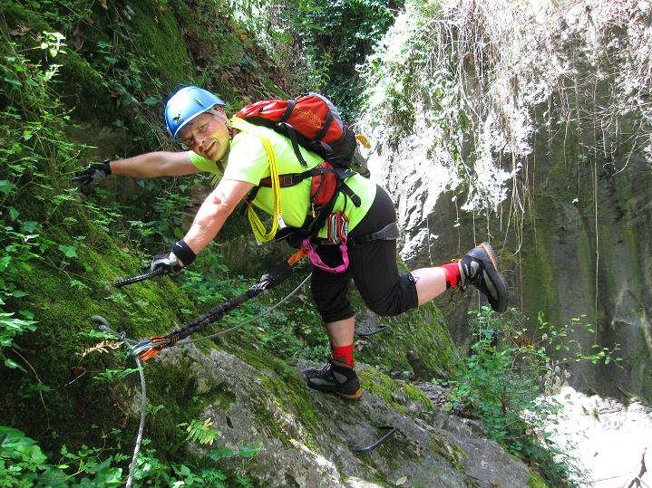 Foto: Andreas Koller / Klettersteigtour / Via ferrata des Canyons de Lantosque (500m) / 19.08.2010 01:50:29