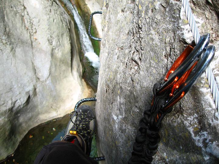 Foto: Andreas Koller / Klettersteigtour / Via ferrata des Canyons de Lantosque (500m) / 19.08.2010 01:49:58