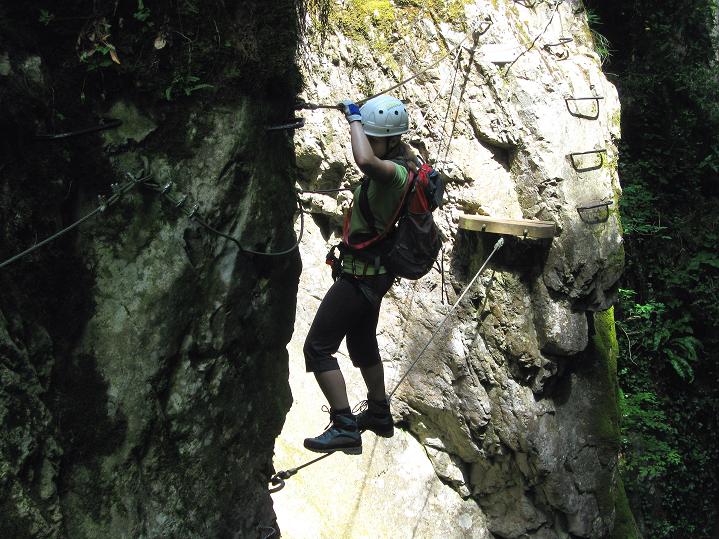 Foto: Andreas Koller / Klettersteigtour / Via ferrata des Canyons de Lantosque (500m) / 19.08.2010 01:48:37