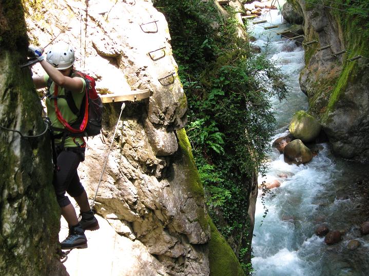 Foto: Andreas Koller / Klettersteigtour / Via ferrata des Canyons de Lantosque (500m) / 19.08.2010 01:48:28