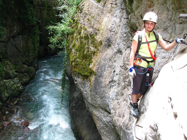 Foto: Andreas Koller / Klettersteigtour / Via ferrata des Canyons de Lantosque (500m) / 19.08.2010 01:47:07
