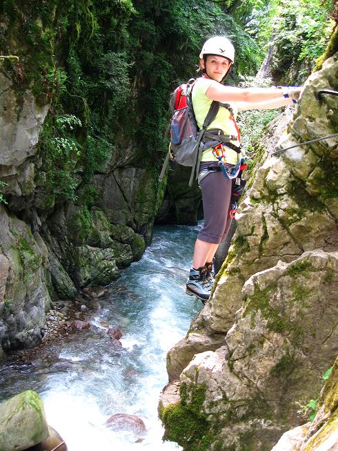 Foto: Andreas Koller / Klettersteigtour / Via ferrata des Canyons de Lantosque (500m) / 19.08.2010 01:46:58