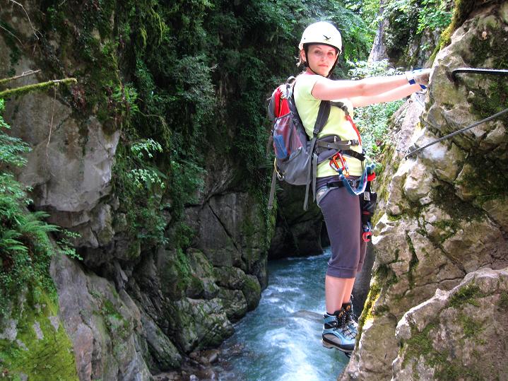 Foto: Andreas Koller / Klettersteigtour / Via ferrata des Canyons de Lantosque (500m) / 19.08.2010 01:46:49