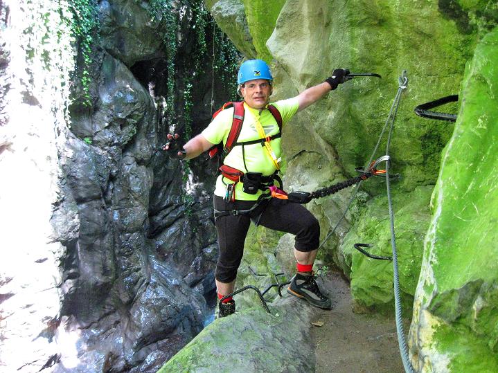 Foto: Andreas Koller / Klettersteigtour / Via ferrata des Canyons de Lantosque (500m) / 19.08.2010 01:45:29