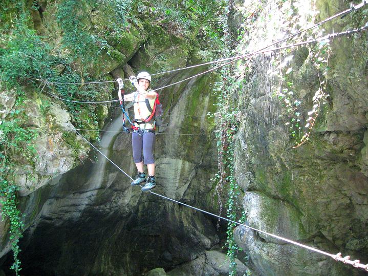 Foto: Andreas Koller / Klettersteigtour / Via ferrata des Canyons de Lantosque (500m) / 19.08.2010 01:45:18