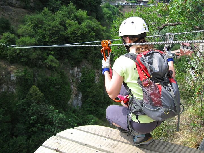 Foto: Andreas Koller / Klettersteigtour / Via ferrata des Canyons de Lantosque (500m) / 19.08.2010 01:42:47