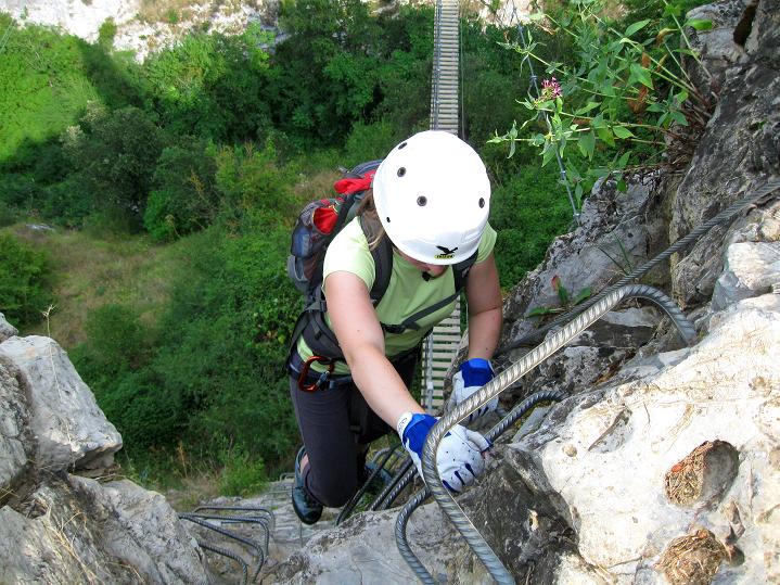Foto: Andreas Koller / Klettersteigtour / Via ferrata des Canyons de Lantosque (500m) / 19.08.2010 01:40:48