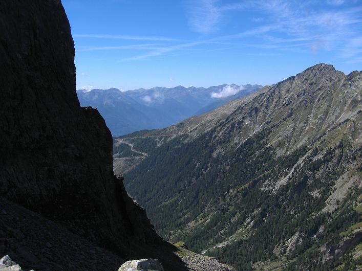 Foto: Andreas Koller / Klettersteigtour / Hochkedl Klettersteig (2558m) / Vom Hochkedl weitet sich der Blick nach W / 29.08.2010 15:34:45