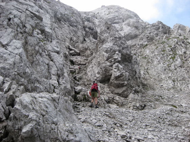 Foto: Wolfgang Lauschensky / Wandertour / Reißkofel 2371m Überschreitung / leichte Kletterrinnen / 28.08.2010 19:22:25