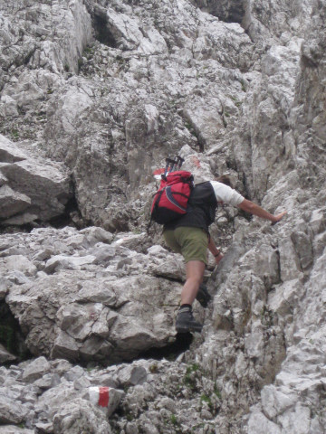 Foto: Wolfgang Lauschensky / Wandertour / Reißkofel 2371m Überschreitung / selten kompakter Fels / 28.08.2010 19:22:13
