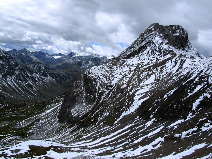Foto: Andreas Koller / Wandertour / Piz Blaisun über dem Albulapass (3200m) / Piz Uertsch (3268m) über dem Albulapass / 09.09.2010 01:05:32