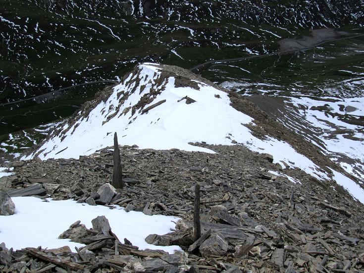 Foto: Andreas Koller / Wandertour / Piz Blaisun über dem Albulapass (3200m) / Am Grat / 09.09.2010 01:03:30