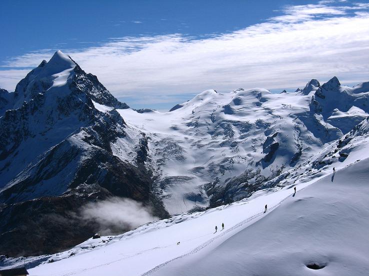 Foto: Andreas Koller / Wandertour / Piz Murtel und Fuorcla Surlej (3433m) / Piz Rosegg (3937m) / 15.10.2010 21:20:40