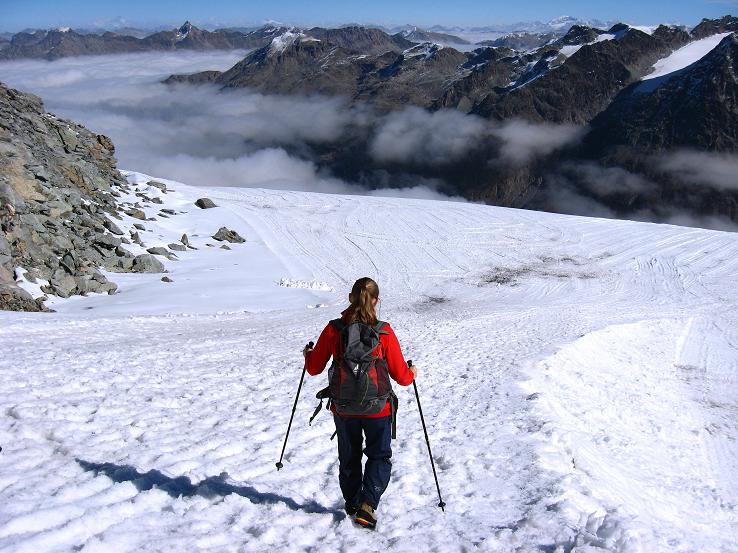 Foto: Andreas Koller / Wandertour / Piz Murtel und Fuorcla Surlej (3433m) / 15.10.2010 21:20:06