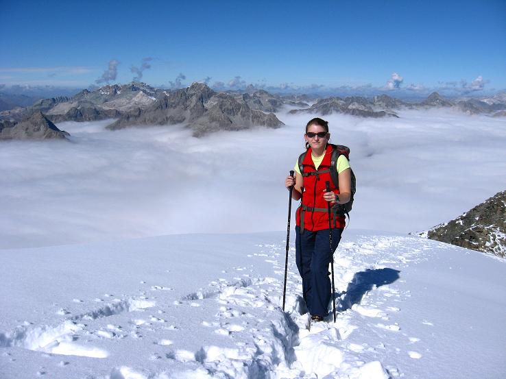 Foto: Andreas Koller / Wandertour / Piz Murtel und Fuorcla Surlej (3433m) / 15.10.2010 21:15:31