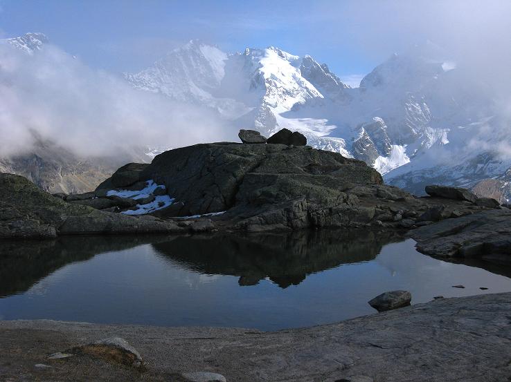 Foto: Andreas Koller / Wandertour / Piz Murtel und Fuorcla Surlej (3433m) / 15.10.2010 21:06:05