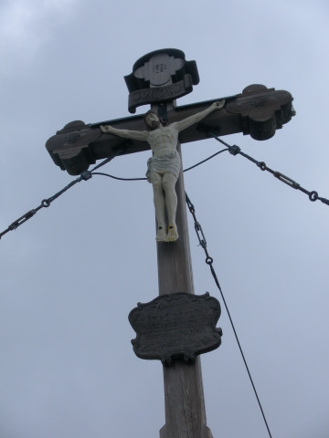 Foto: Wolfgang Lauschensky / Wandertour / Breitenstein, 1622 m / Gipfelkreuz am Breitenstein / 13.05.2012 17:04:38