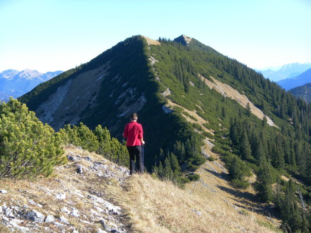 Foto: Wolfgang Lauschensky / Wandertour / Blauberge - Überschreitung / Blaubergkopf vor Halserspitze / 22.11.2011 23:03:58
