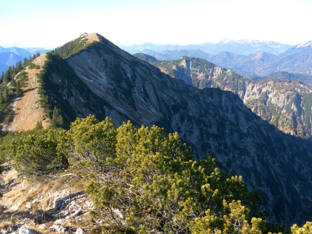 Foto: Wolfgang Lauschensky / Wandertour / Blauberge - Überschreitung / Rückblick vom Karspitz zu Blaubergkopf und Blaubergschneid / 22.11.2011 23:03:43