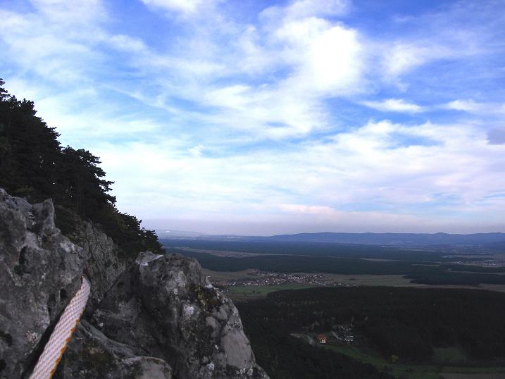 Foto: Andreas Koller / Klettertour / Doppelsteig (722m) / Blick nach O / 02.11.2010 20:33:24