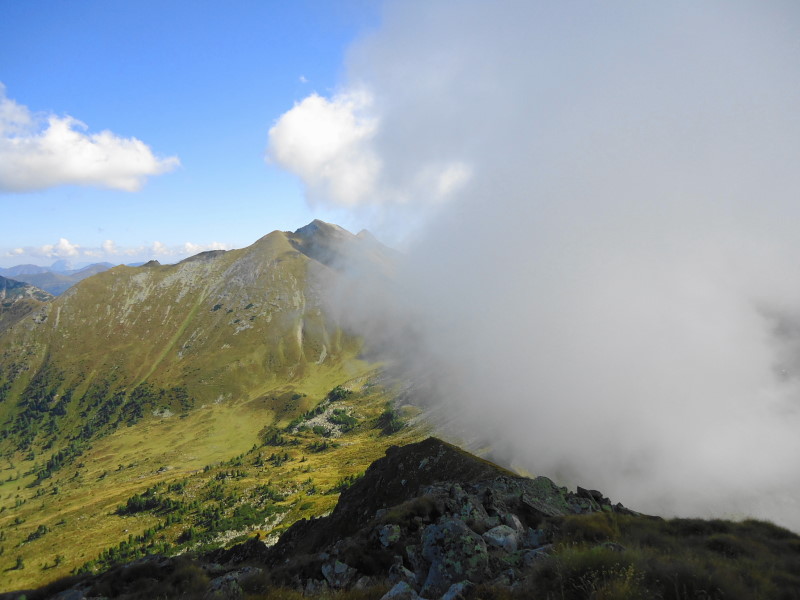 Foto: Günter Siegl / Wandertour / Aus dem Lerchgraben auf den Lärchkogel (2259m) / Blick zum Ochsenboden und Gamskogel / 11.09.2013 18:58:12