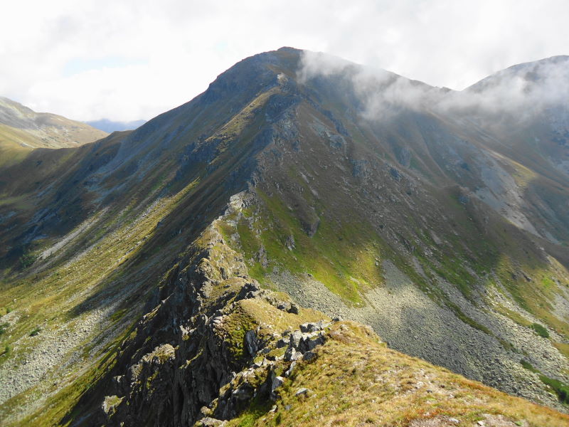 Foto: Günter Siegl / Wandertour / Aus dem Lerchgraben auf den Lärchkogel (2259m) / Abstieg SSO-Grat zum Amachkogel / 11.09.2013 18:57:27