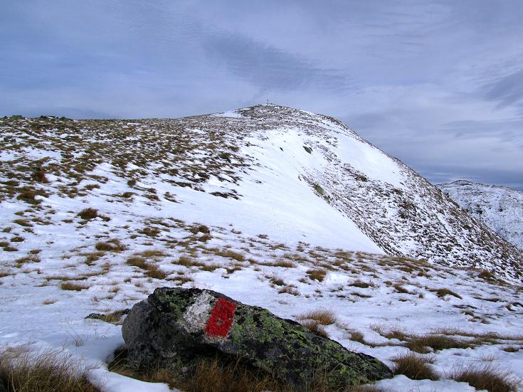 Foto: Andreas Koller / Wandertour / Aus dem Lerchgraben auf den Lärchkogel (2259m) / Der Kamm zum Gipfel / 14.11.2010 20:55:24