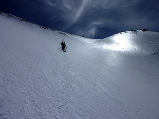 Foto: Manfred Karl / Skitour / Likkemt, 3625 m / Kein Firn - sondern Glaseis!!! / 05.02.2012 18:57:01