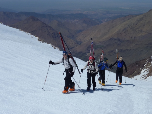 Foto: Manfred Karl / Skitour / Likkemt, 3625 m / Tizi Likkemt / 05.02.2012 18:55:30