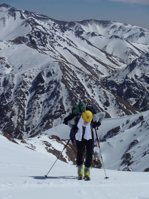 Foto: Manfred Karl / Skitour / Likkemt, 3625 m / Langsam wirds warm auf 3500 m! / 05.02.2012 18:53:17