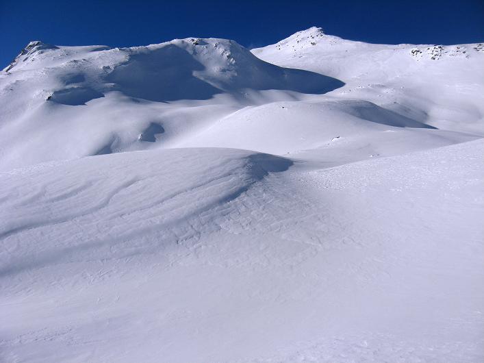 Foto: Andreas Koller / Skitour / Ochsenkopf - Geheimtipp über dem Mölltal (2536m) / Deutlich erkennbar ist der Ochsenkopf / 21.12.2010 20:21:26