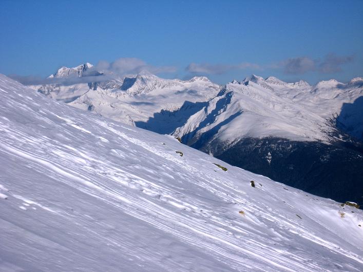 Foto: Andreas Koller / Skitour / Ochsenkopf - Geheimtipp über dem Mölltal (2536m) / Die Hochalmspitze (3360m) / 21.12.2010 20:19:52