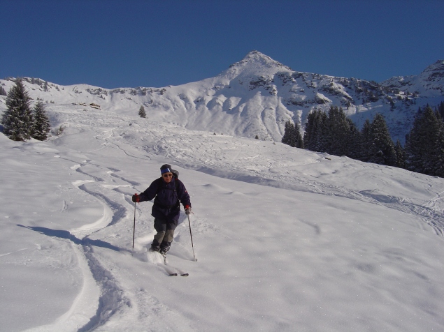 Foto: Manfred Karl / Skitour / Auracher Gipfelrunde Gebra - Weißkopfkogel - Bischof / 13.01.2013 20:54:01