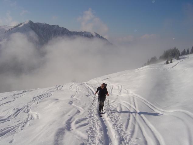 Foto: Manfred Karl / Skitour / Auracher Gipfelrunde Gebra - Weißkopfkogel - Bischof / 13.01.2013 20:53:16