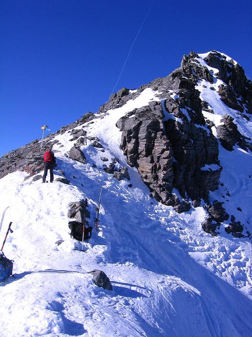 Foto: Andreas Koller / Skitour / Pizol - im Reich der Grauen Hörner (2844m) / Im Pizolsattel / 11.02.2011 18:50:19